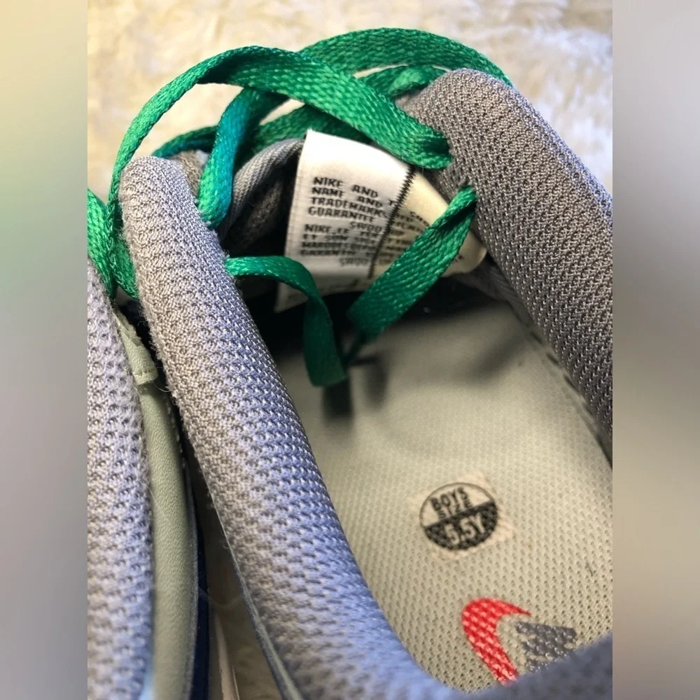 Nike Air Force 1 Low LV8 Light Green Remix (GS) Nike- White, Green, and Blue 5.5